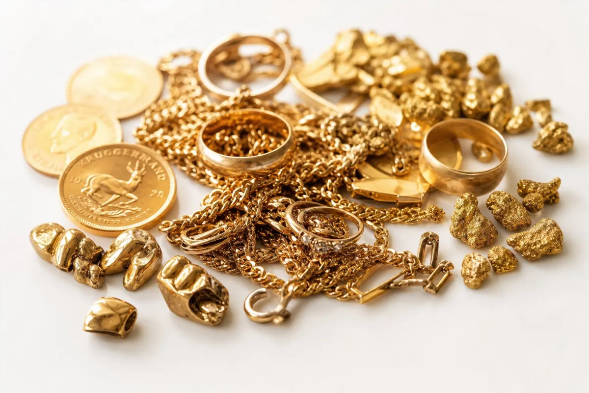 Scrap gold, coins, chains and jewellery we buy